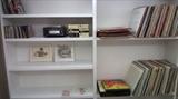 Albums, some cd's and an old Realistic 8 track player and tapes to play!