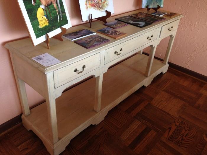 Guy Chadduck sideboard measures 18"deep by 72"long by 30.5" high - in pristine condition!