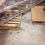 Two pallets free for the taking!  Ladder is for sale