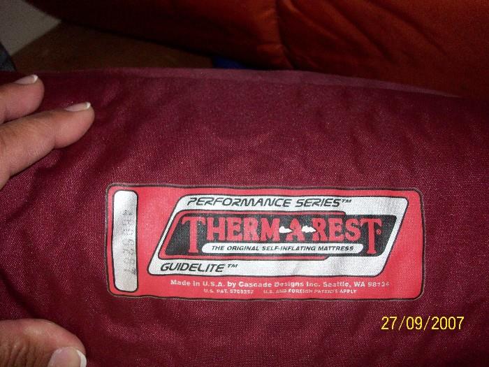 Therm-A-Rest sleeping bag underlayment