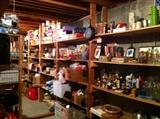 Lots of treasures in downstairs storage room.