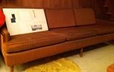 Retro sofa.  Similar to Dunbar style but no markings.