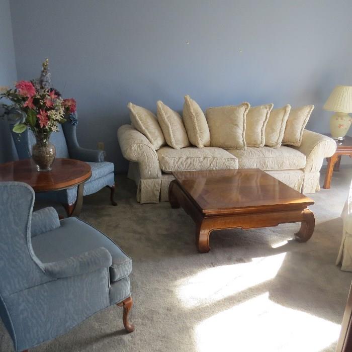 Elder Beerman Couch and Thomasville Coffee Table