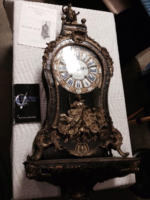 Beautiful french gilded clock