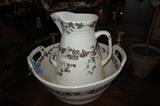 George Jones Water Pitcher & Wash Basin