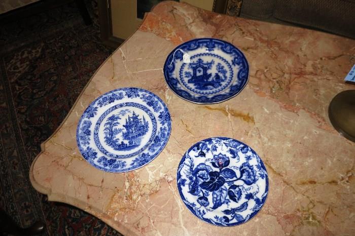 Many Flow Blue Plates