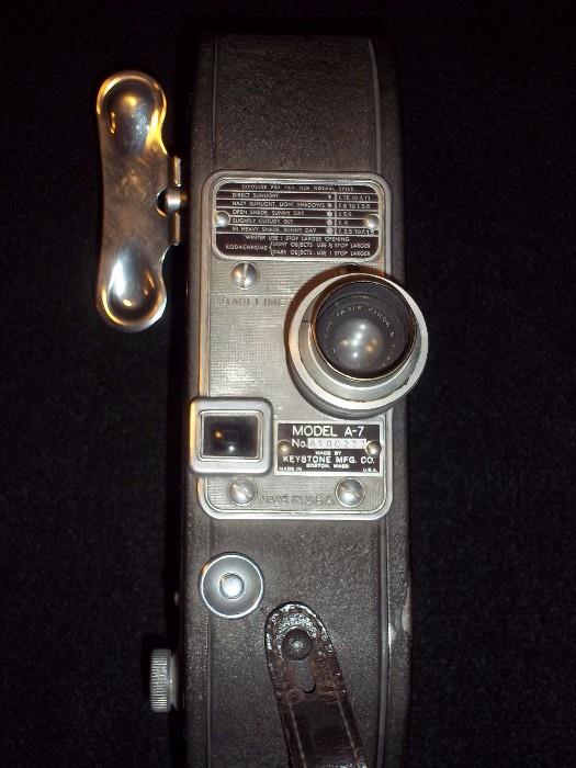 Keystone model A-7 movie camera it works 