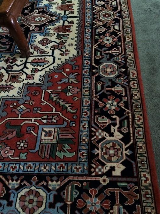                9 x 12 Heriz hand made rug