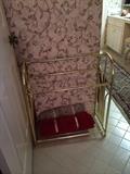                   Brass towel rack