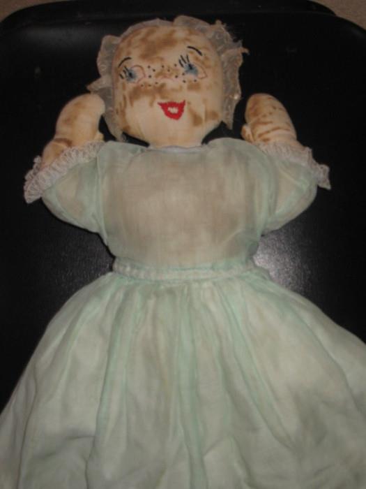 antique handmade doll