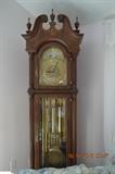 Grandfather Clock by Sligh 92" high, wood inlay