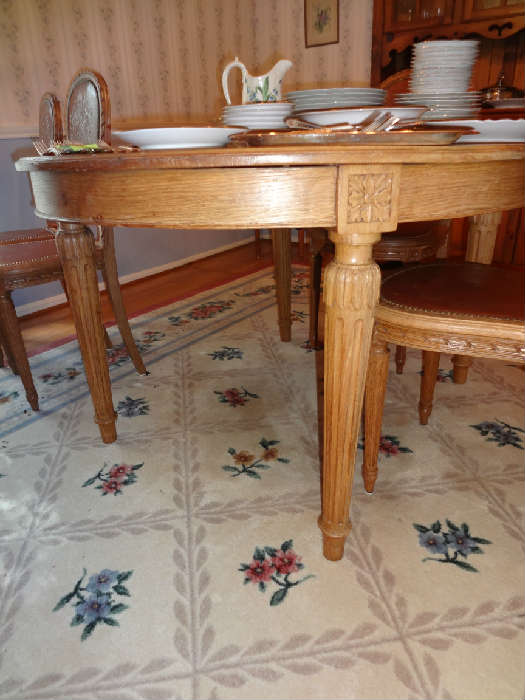 Antique Louis XVI Regency table.