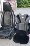 (2) Porsche seats and (2) adjustable child seats