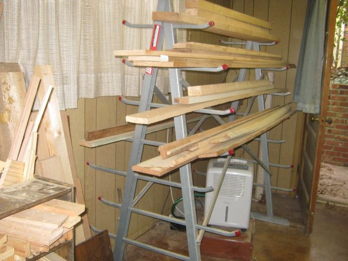 West 7-tier lumber rack