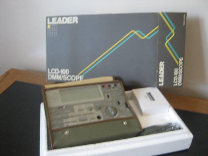 Leader LCD-100 DMM / Scope -- new in box, never used