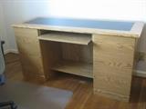 computer desk w/side file drawers