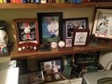 Baseball and golf memorabilia, will be specified on the details page