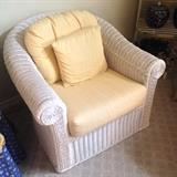 Wicker club chair