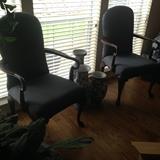 2 of 12 dining arm chairs Sheraton style