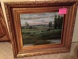 Original oil framed