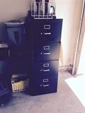 File  cabinet and office supplies