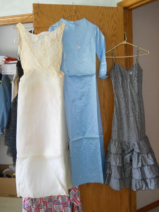some of the vintage clothing