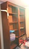 Tall Double Bookcase. Space saver.