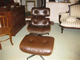Herman Miller Eames Chair and Ottoman, Rosewood