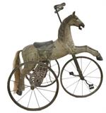 Victorian Era Child's Horse Trike / Velocipede