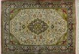 Persian Silk on Silk Handwoven Area Rug