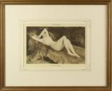 Adolphe Dechenaud (1868-1929) "Etude de Femme"