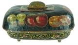 Vintage Hand Painted Paper Mache Vegetable Box