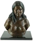 Francisco Zuniga (1912-1998) Bronze Female Bust