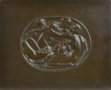 Daniel Stocker (1865-1957) Bronze Nude Plaque