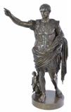 After Boschetti Augustus Caesar Bronze Sculpture