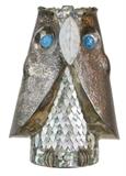 Los Castillo Taxco Silver MOP Abalone Owl Pitcher