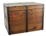 White Star Line Wooden Shipping Trunk