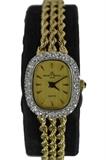14K Gold Baum & Mercier Diamond Ladies Watch