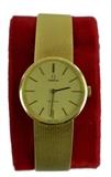 18K Gold Ladies Omega "Deville" Wrist Watch