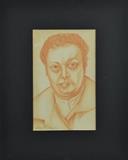 Diego Rivera (1886-1957) "Autorretrato" Pastel
