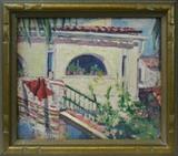 Lon Megargee (1883-1960) Architectural Painting