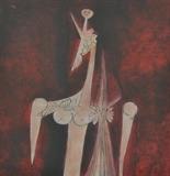 Wifredo Oscar Lam (1902-1982) "Entity" Painting