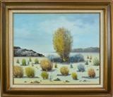 K. Walford Desert Landscape Painting