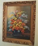 Wall Art.. Framed Bouquet