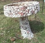 Whoops.. Leaning Birdbath