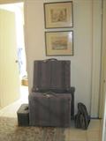 suede luggage set