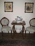 Antique Victorian parlor chairs