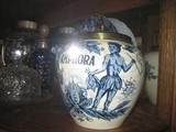 Antique tobacco jar