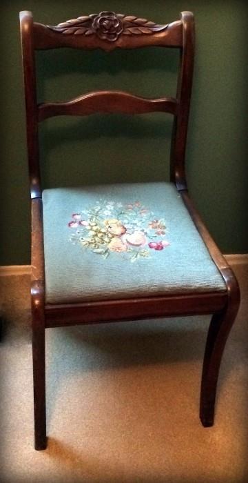 Gorgeous antique mahogany chair!