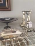                   Silver plate items